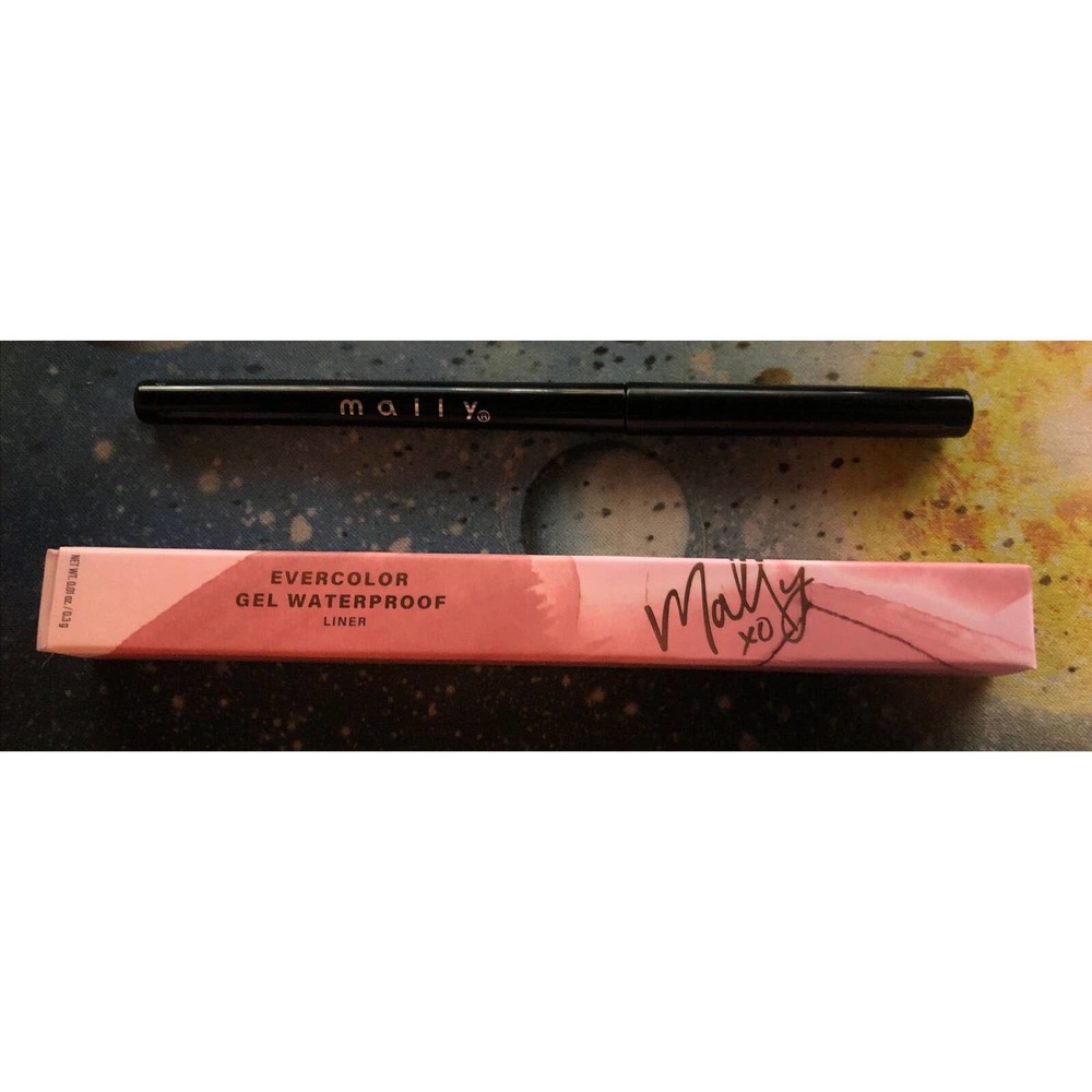 MALLY BEAUTY Evercolor Gel Waterproof Eyeliner ONYX BLACK .30g FULL Sz